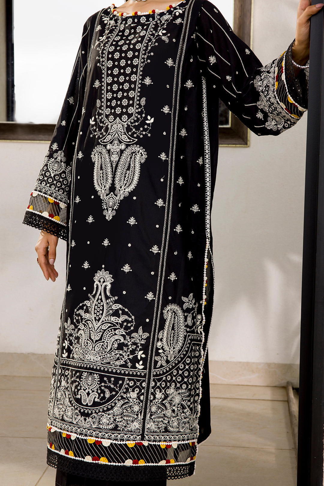 Zellbury Chikankari Unstitched Lawn Collection 2025 - 0080