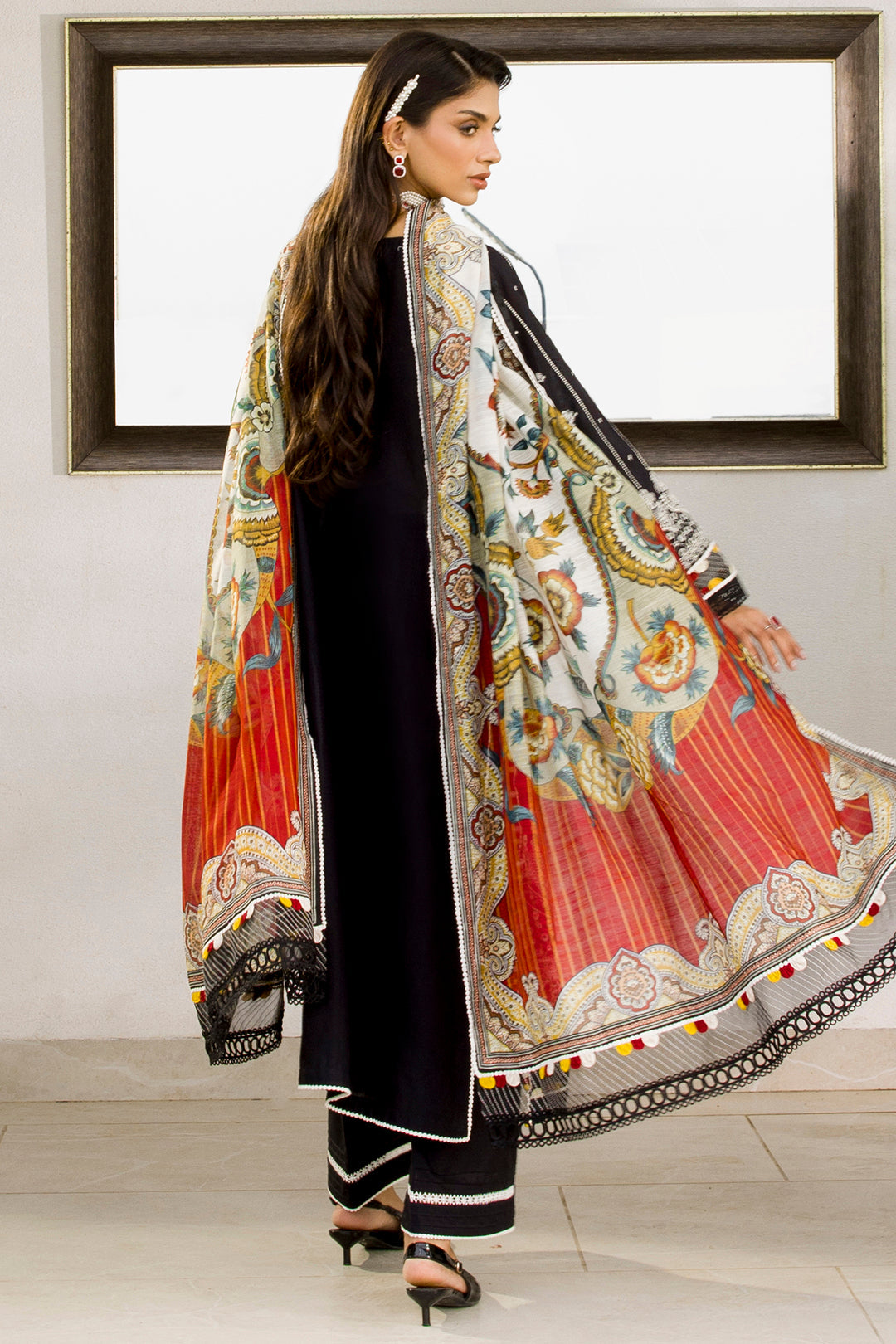 Zellbury Chikankari Unstitched Lawn Collection 2025 - 0080