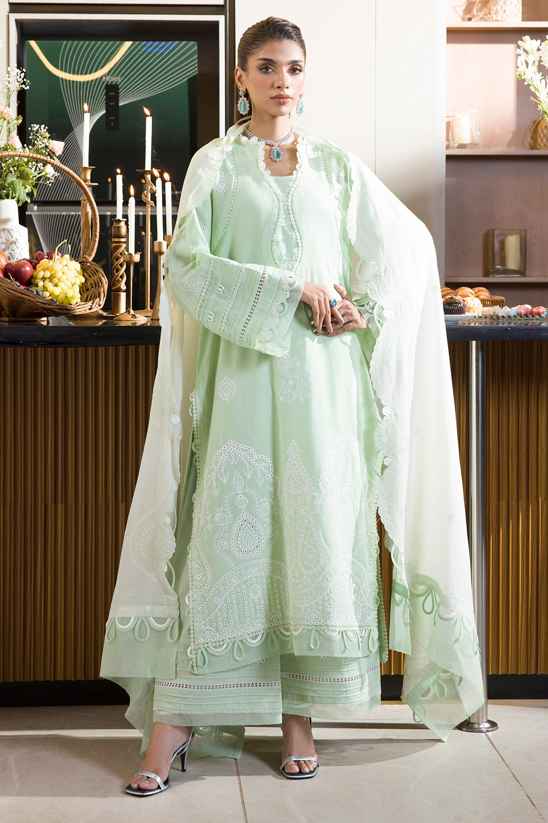 Zellbury Chikankari Unstitched Lawn Collection 2025 - 0070