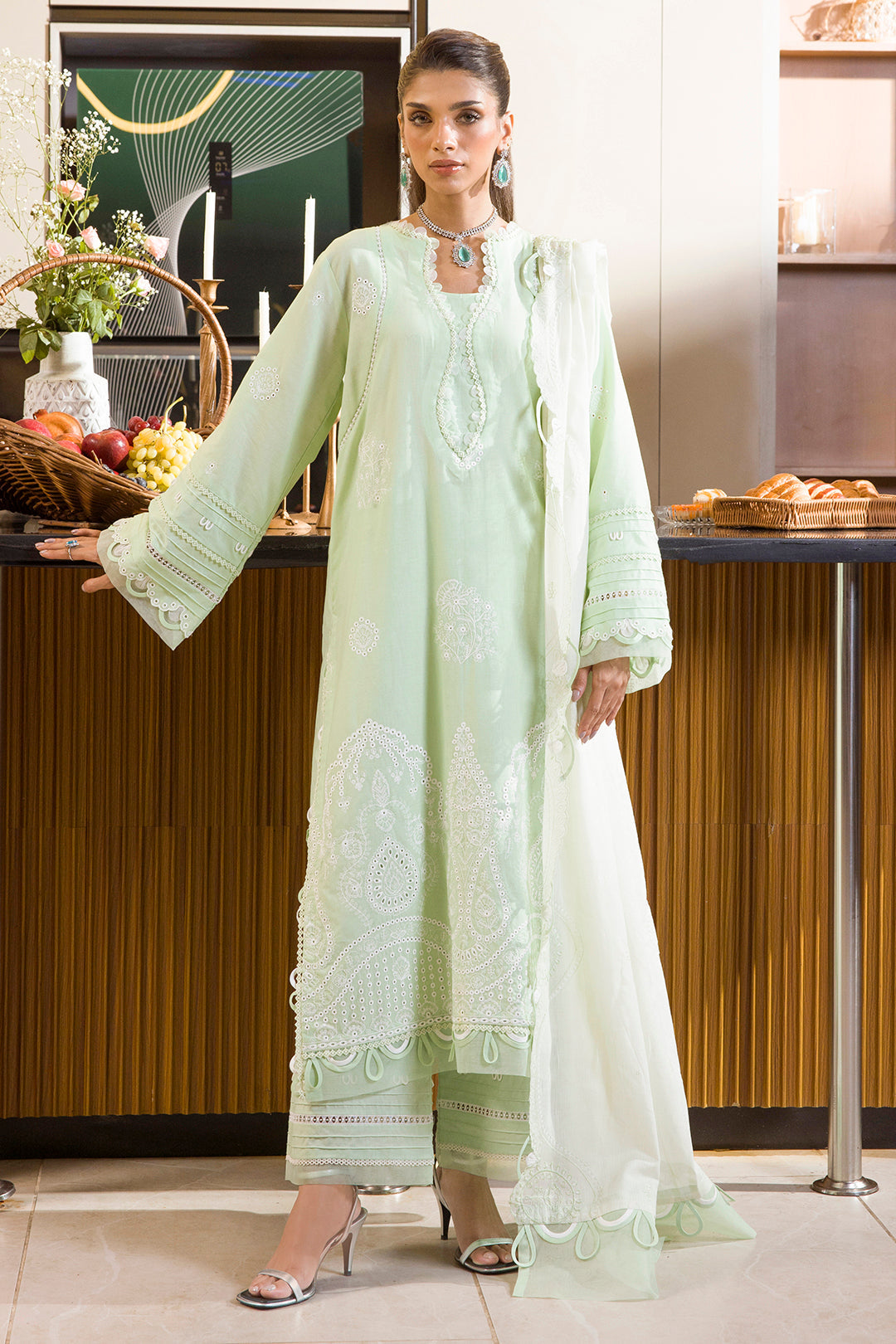 Zellbury Chikankari Unstitched Lawn Collection 2025 - 0070