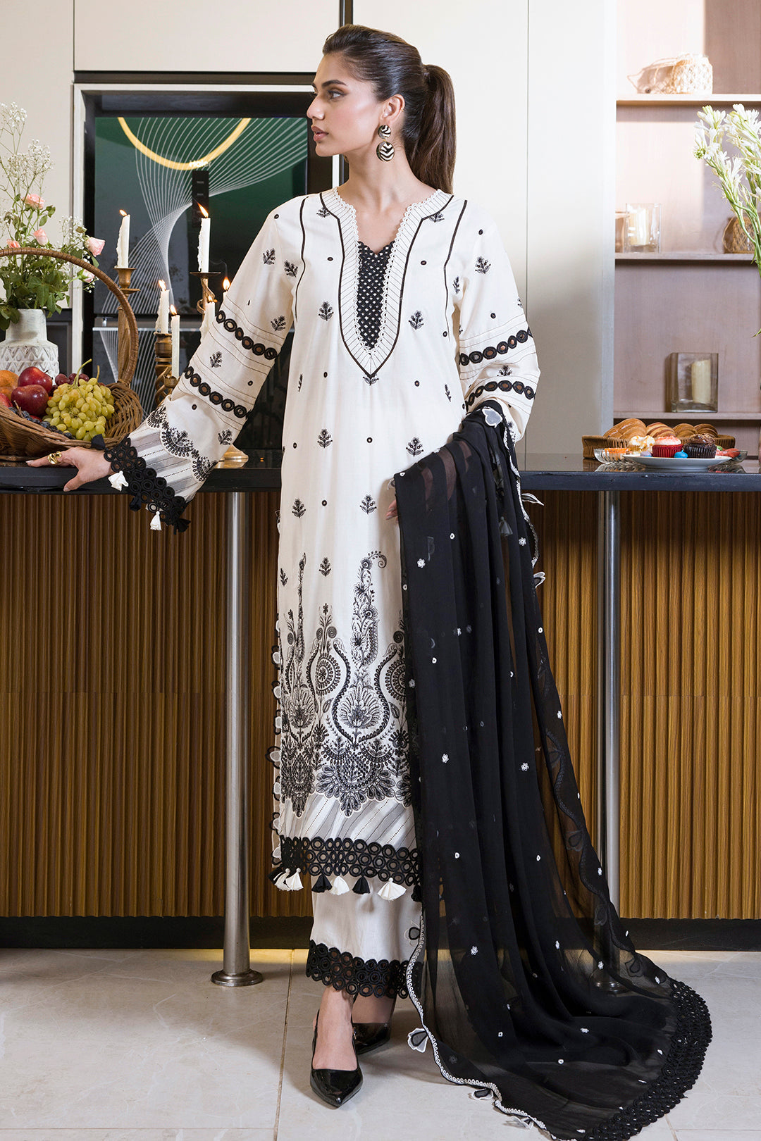 Zellbury Chikankari Unstitched Lawn Collection 2025 - 0071