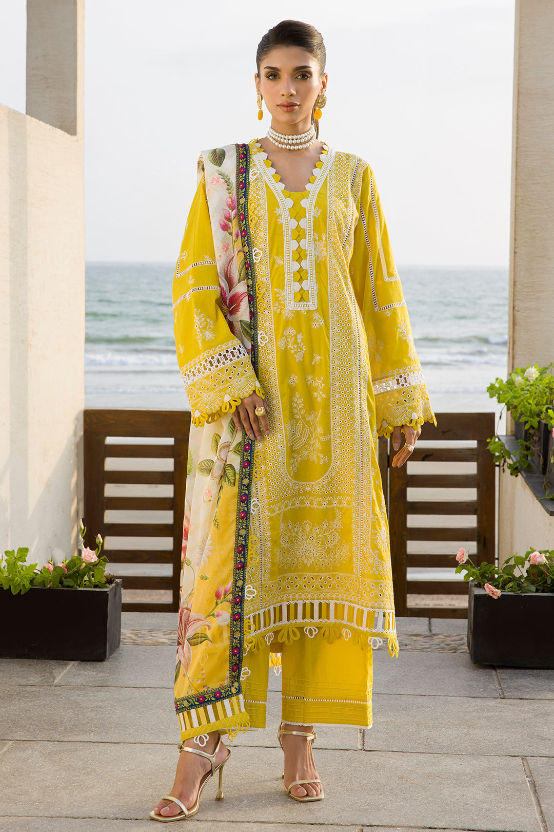 Zellbury Chikankari Unstitched Lawn Collection 2025 - 0073