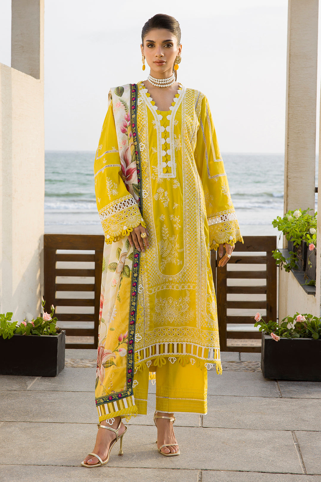 Zellbury Chikankari Unstitched Lawn Collection 2025 - 0073