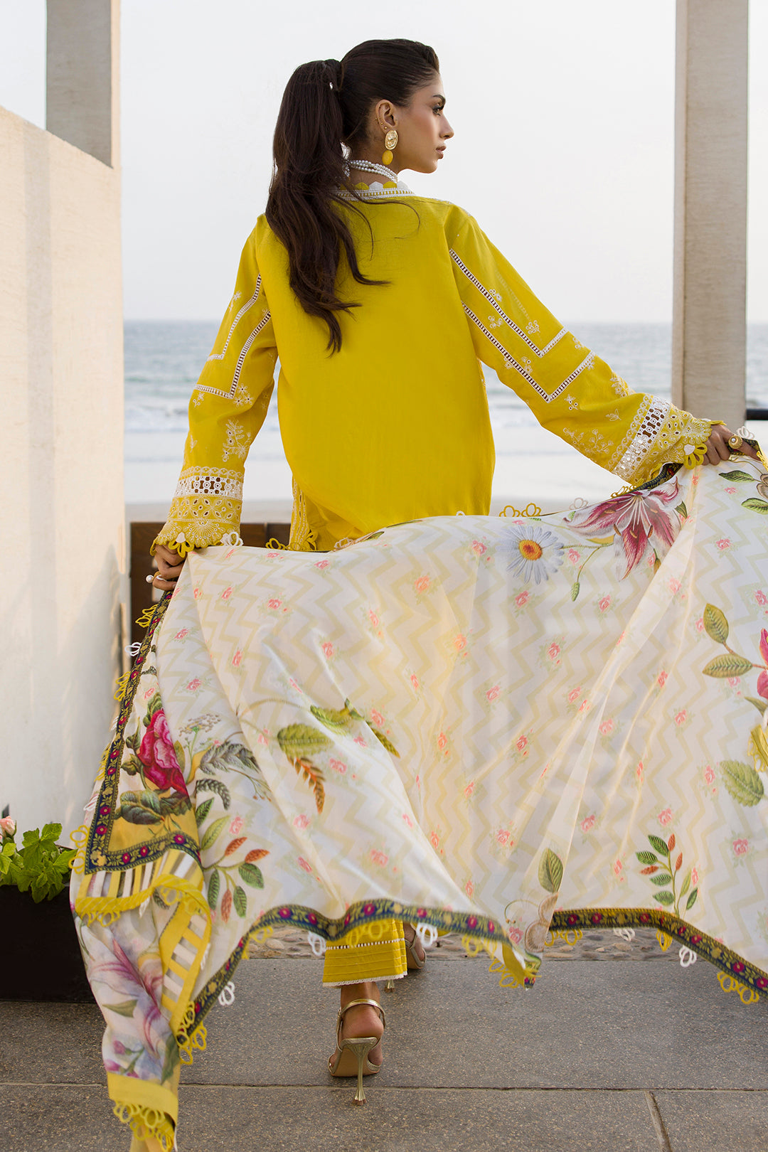 Zellbury Chikankari Unstitched Lawn Collection 2025 - 0073