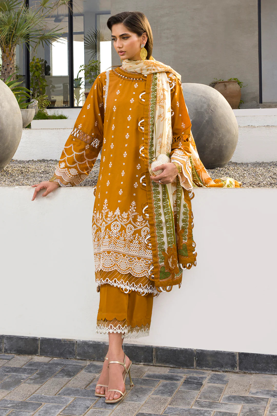 Zellbury Chikankari Unstitched Lawn Collection 2025 - 0074