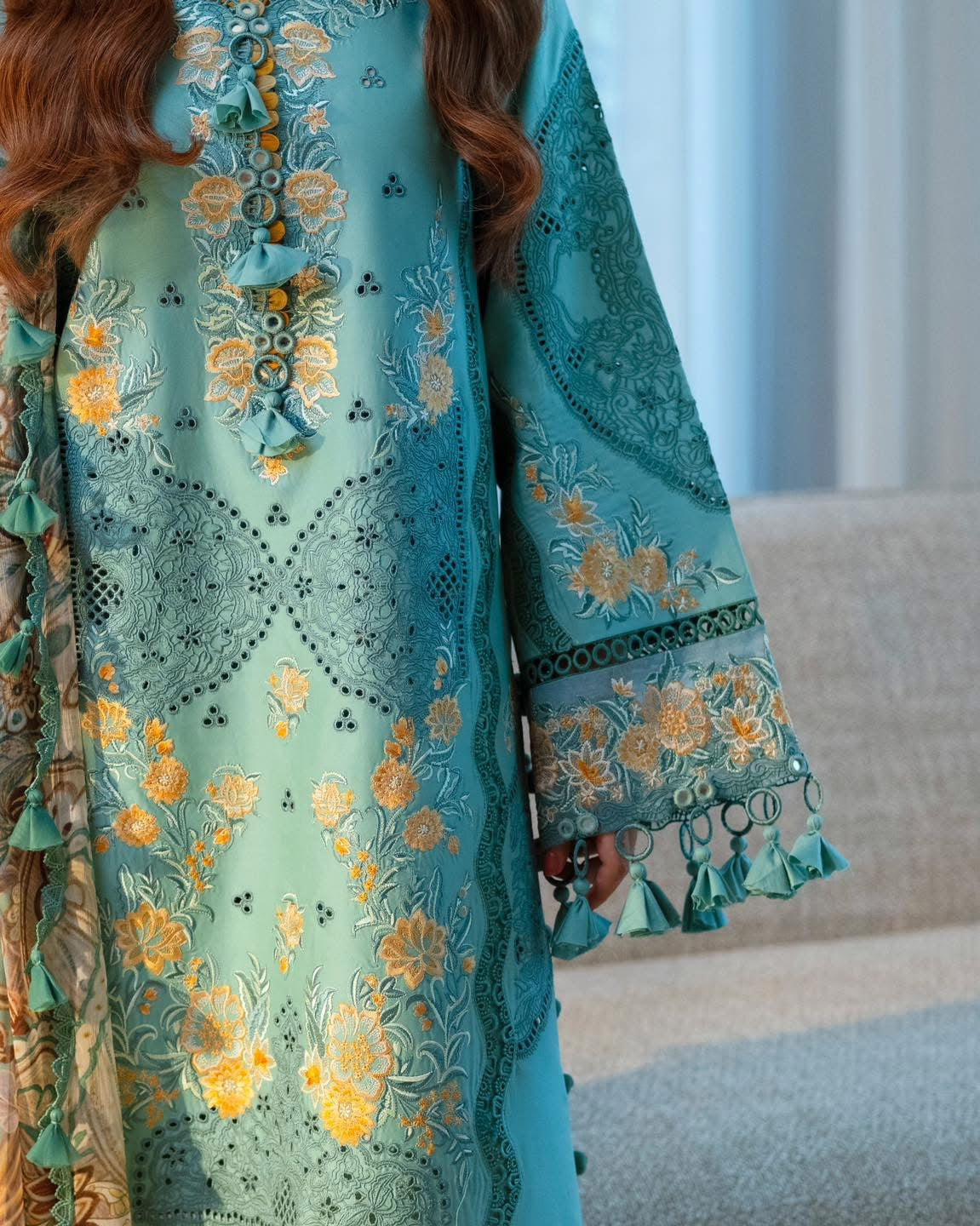 Jade Ombré Starlet Lawn Collection - 20825