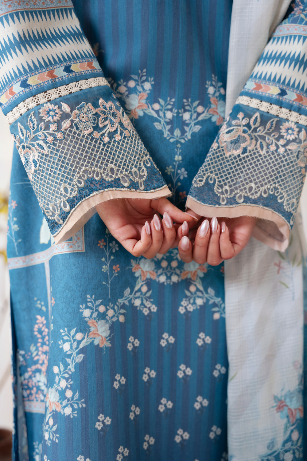 Aabyaan Print Luxe Lawn Collection 2026 - Eshaal - AP-07