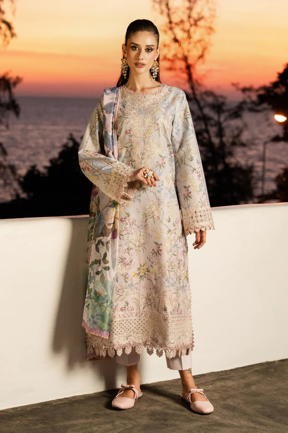 Shezlin Chikankari Eid Collection By Aabyaan 2026 - Rivana (AZ-07)