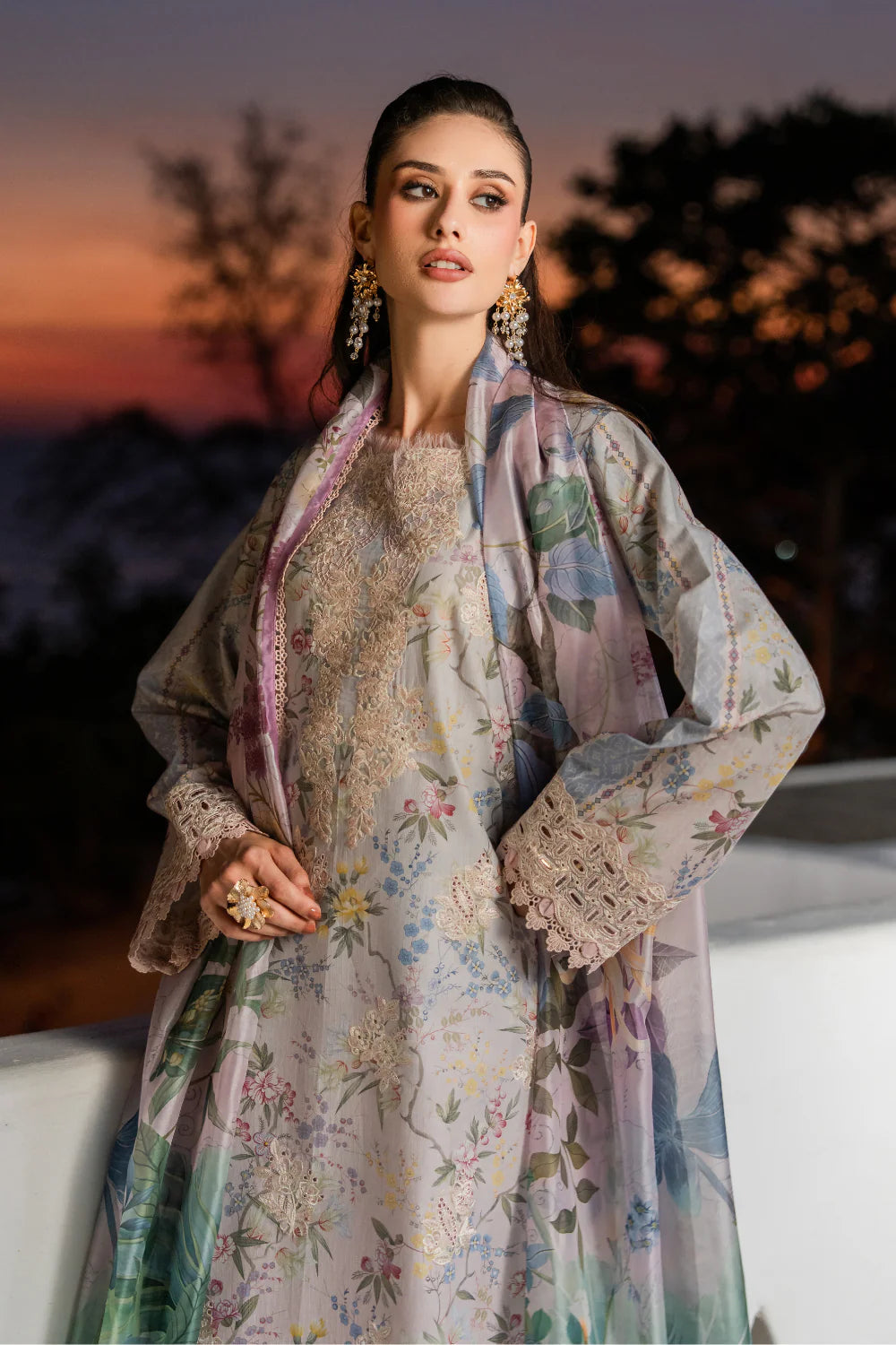 Shezlin Chikankari Eid Collection By Aabyaan 2026 - Rivana (AZ-07)