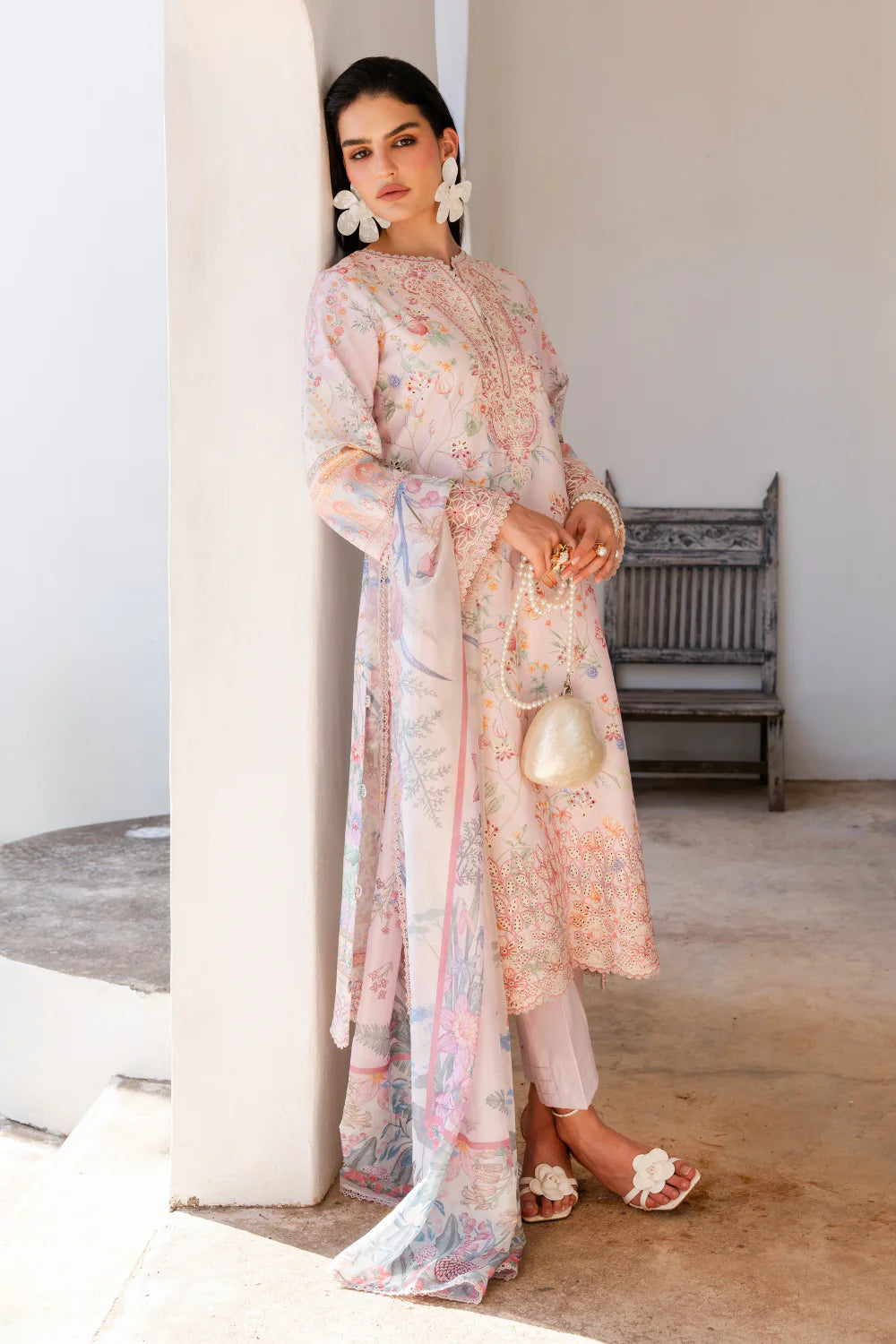 Shezlin Chikankari Eid Collection By Aabyaan 2026 - Serene (AZ-04)