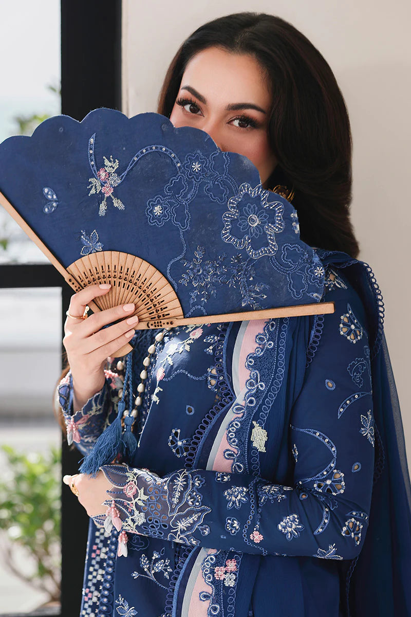 Qalamkar Sahil Luxury Lawn Collection 2026 - Esma - SA-16