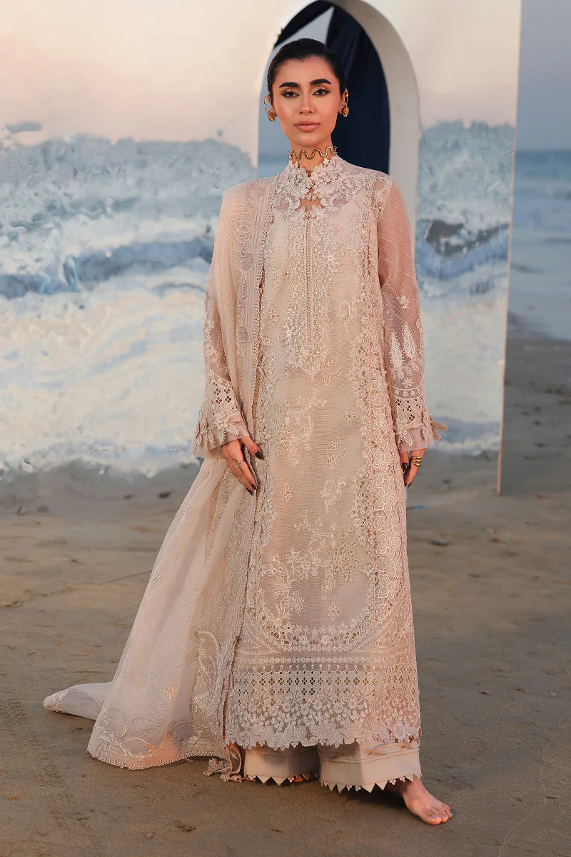 Qalamkar Sahil Luxury Lawn Collection 2026 - Nehan - SA-15