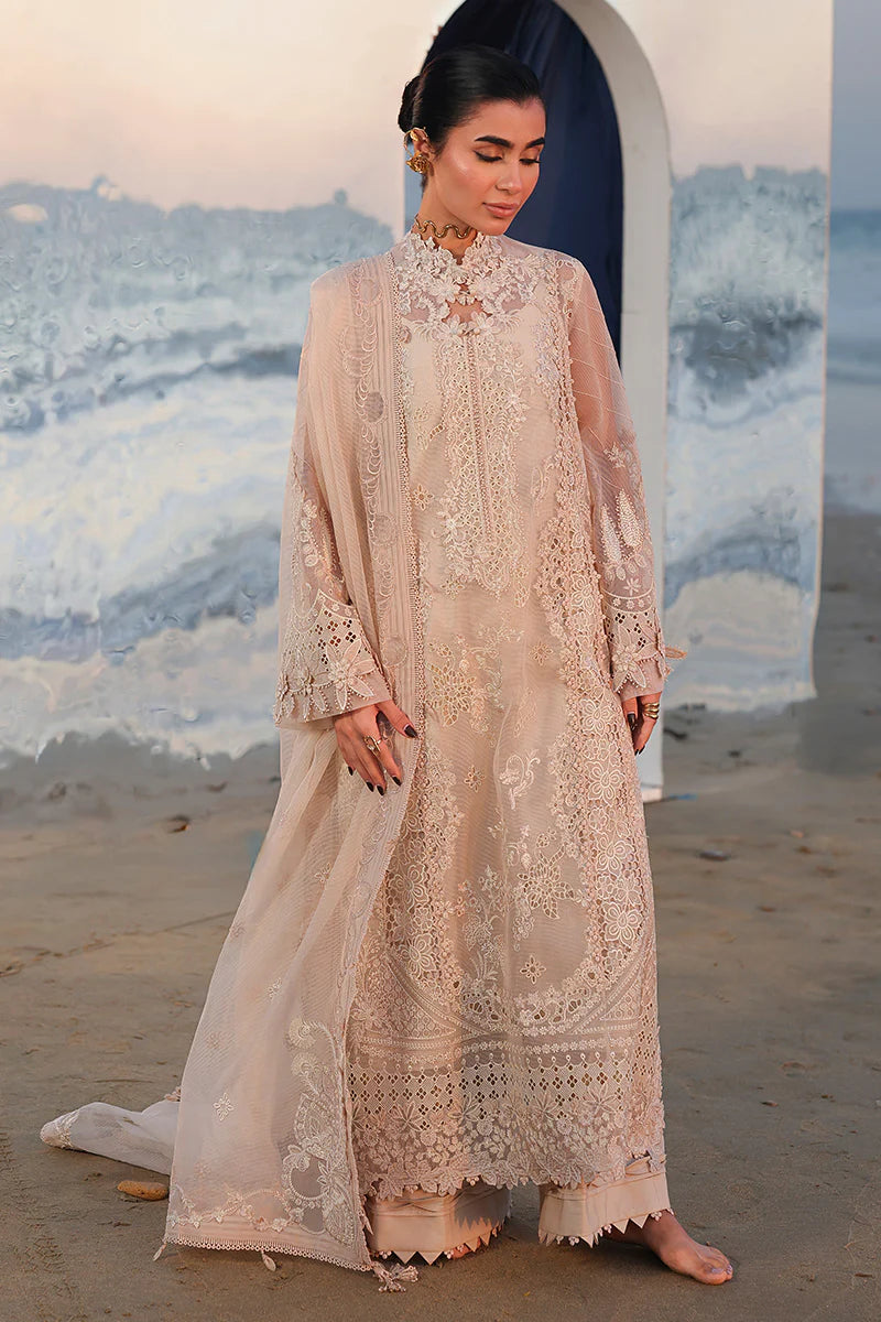 Qalamkar Sahil Luxury Lawn Collection 2026 - Nehan - SA-15