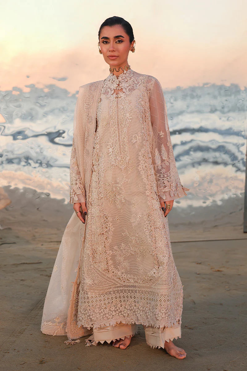 Qalamkar Sahil Luxury Lawn Collection 2026 - Nehan - SA-15