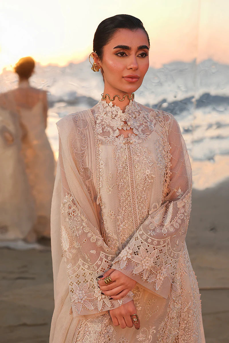 Qalamkar Sahil Luxury Lawn Collection 2026 - Nehan - SA-15