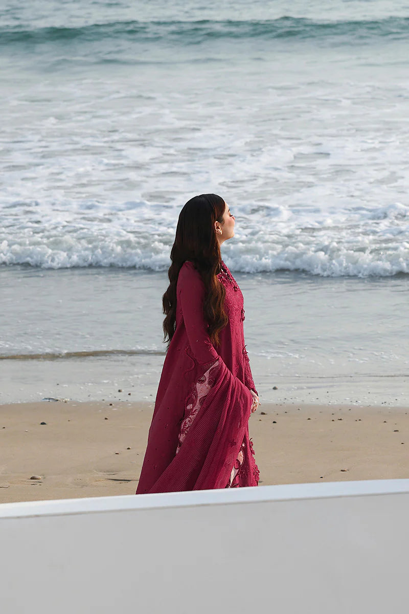 Qalamkar Sahil Luxury Lawn Collection 2026 - Nelam - SA-14