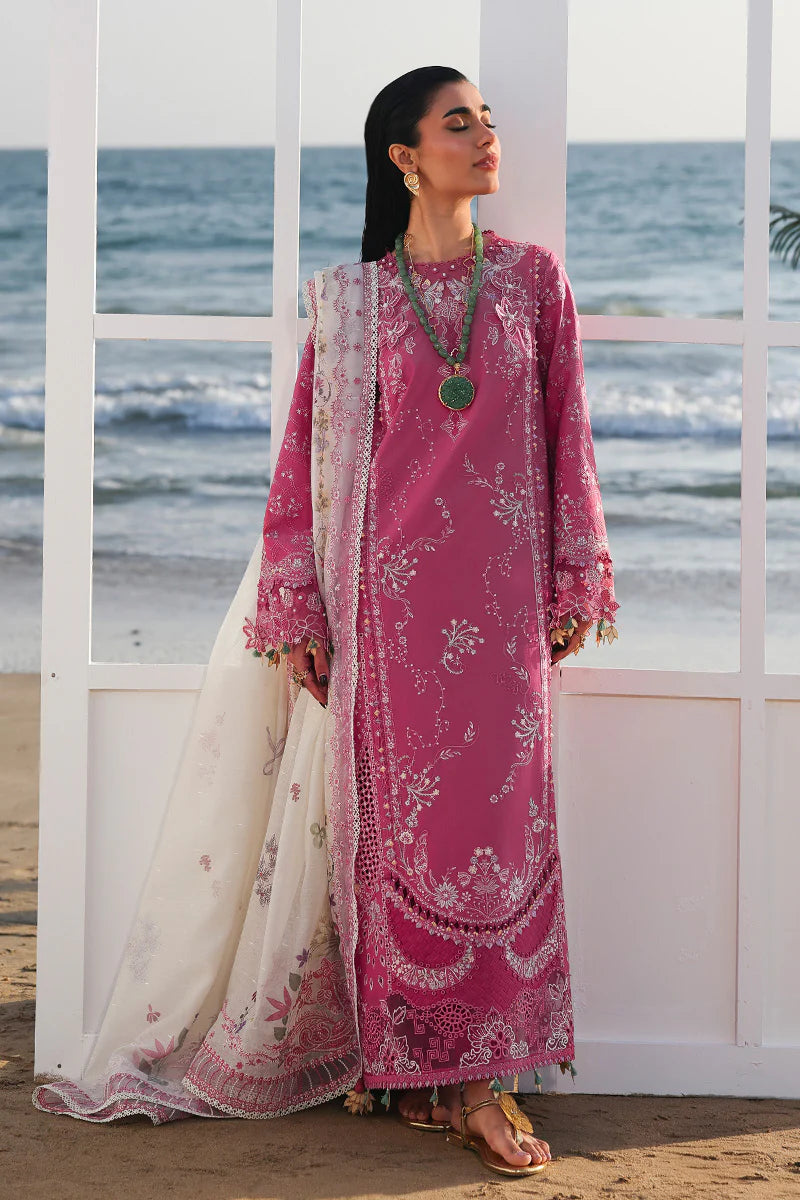 Qalamkar Sahil Luxury Lawn Collection 2026 - Tara - SA-13