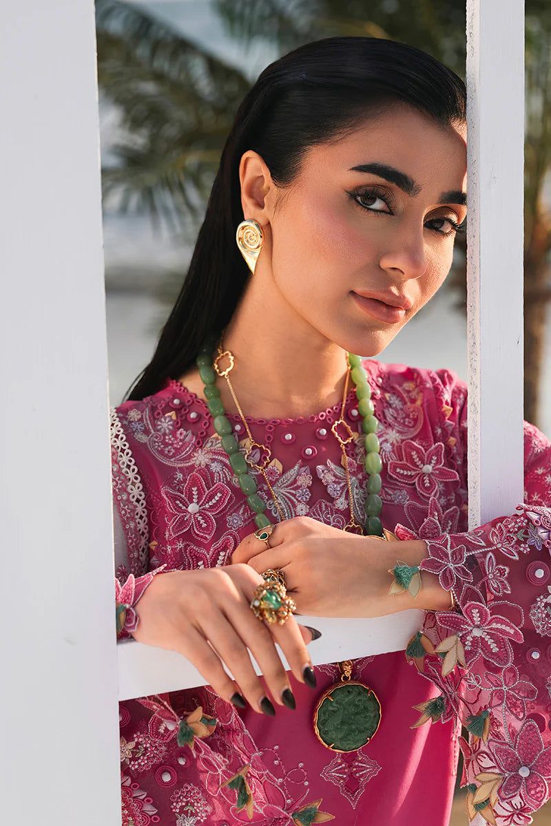 Qalamkar Sahil Luxury Lawn Collection 2026 - Tara - SA-13