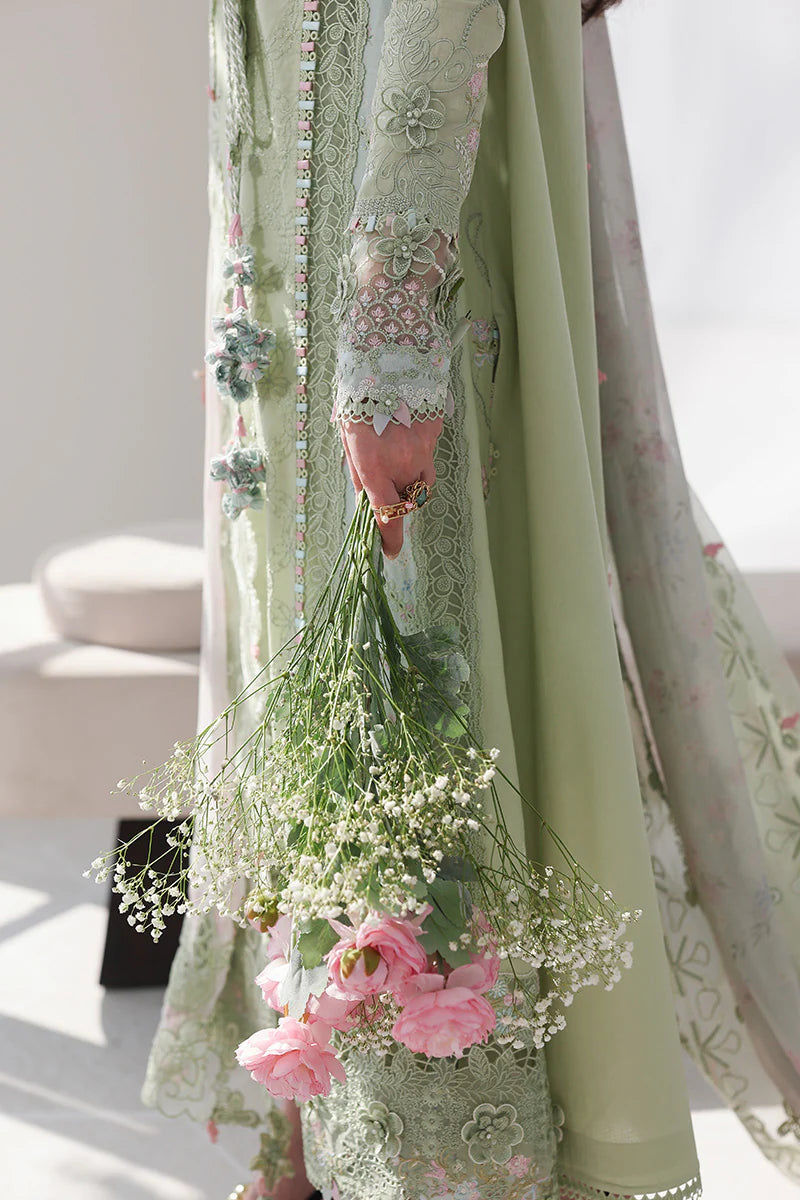 Qalamkar Sahil Luxury Lawn Collection 2026 - Jiya - SA-12