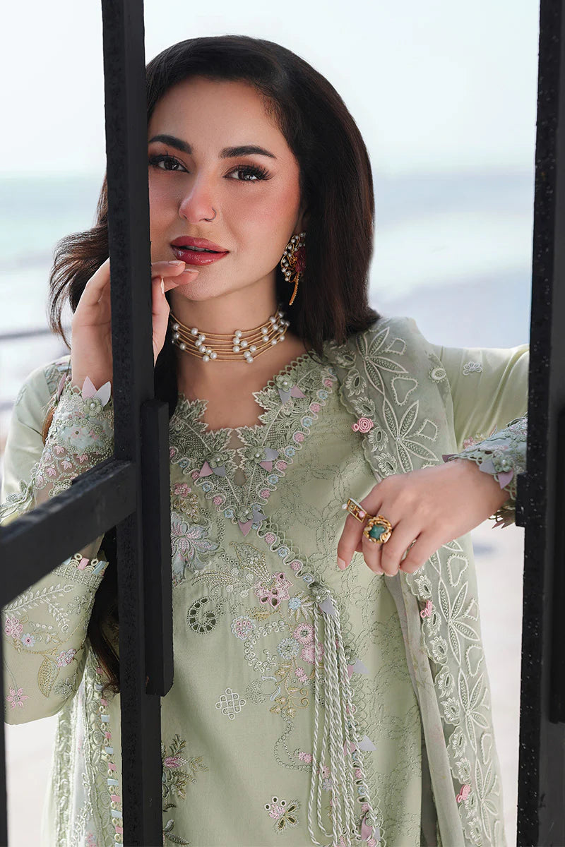 Qalamkar Sahil Luxury Lawn Collection 2026 - Jiya - SA-12