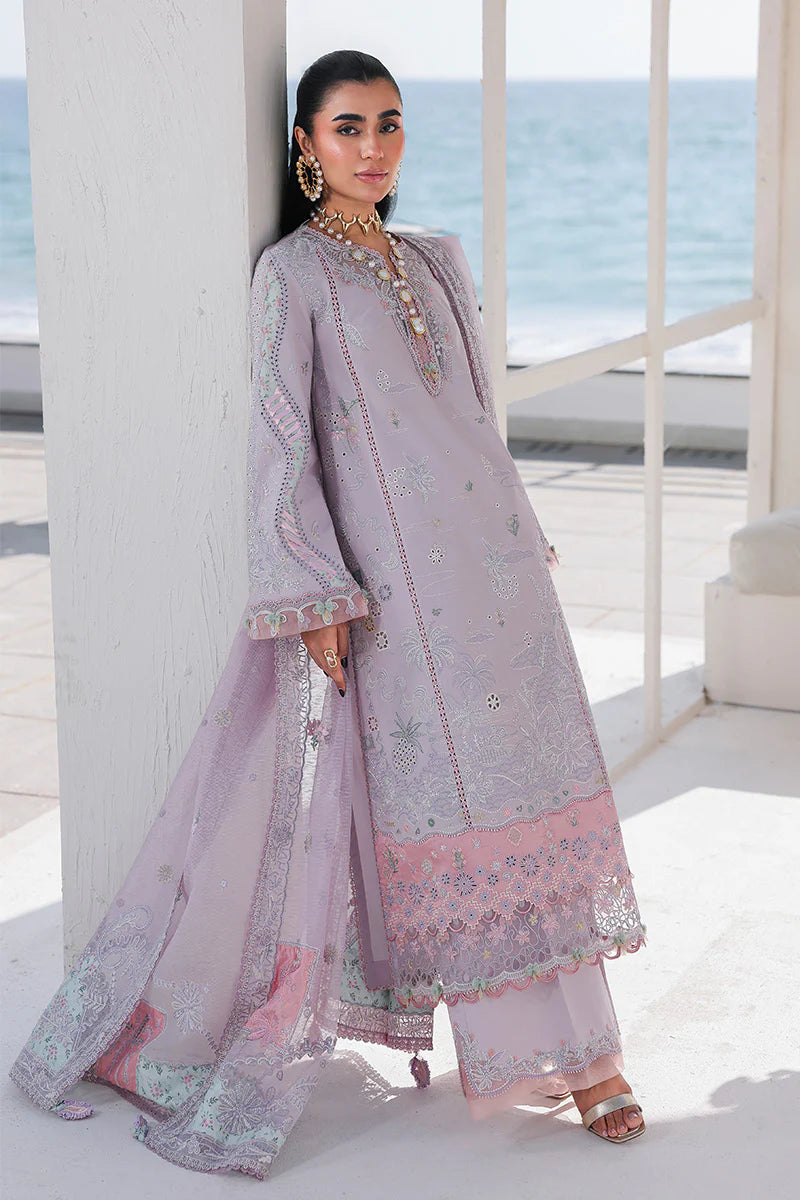 Qalamkar Sahil Luxury Lawn Collection 2026 - Rehma - SA-11