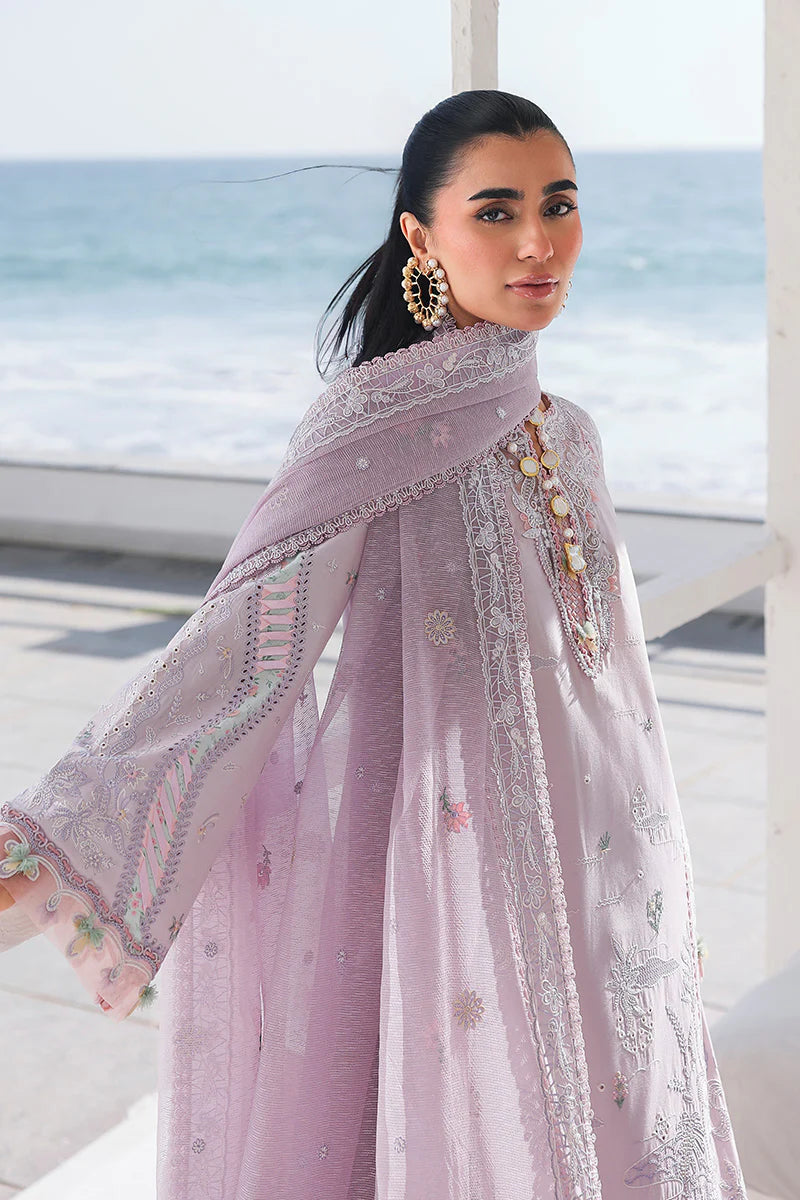 Qalamkar Sahil Luxury Lawn Collection 2026 - Rehma - SA-11