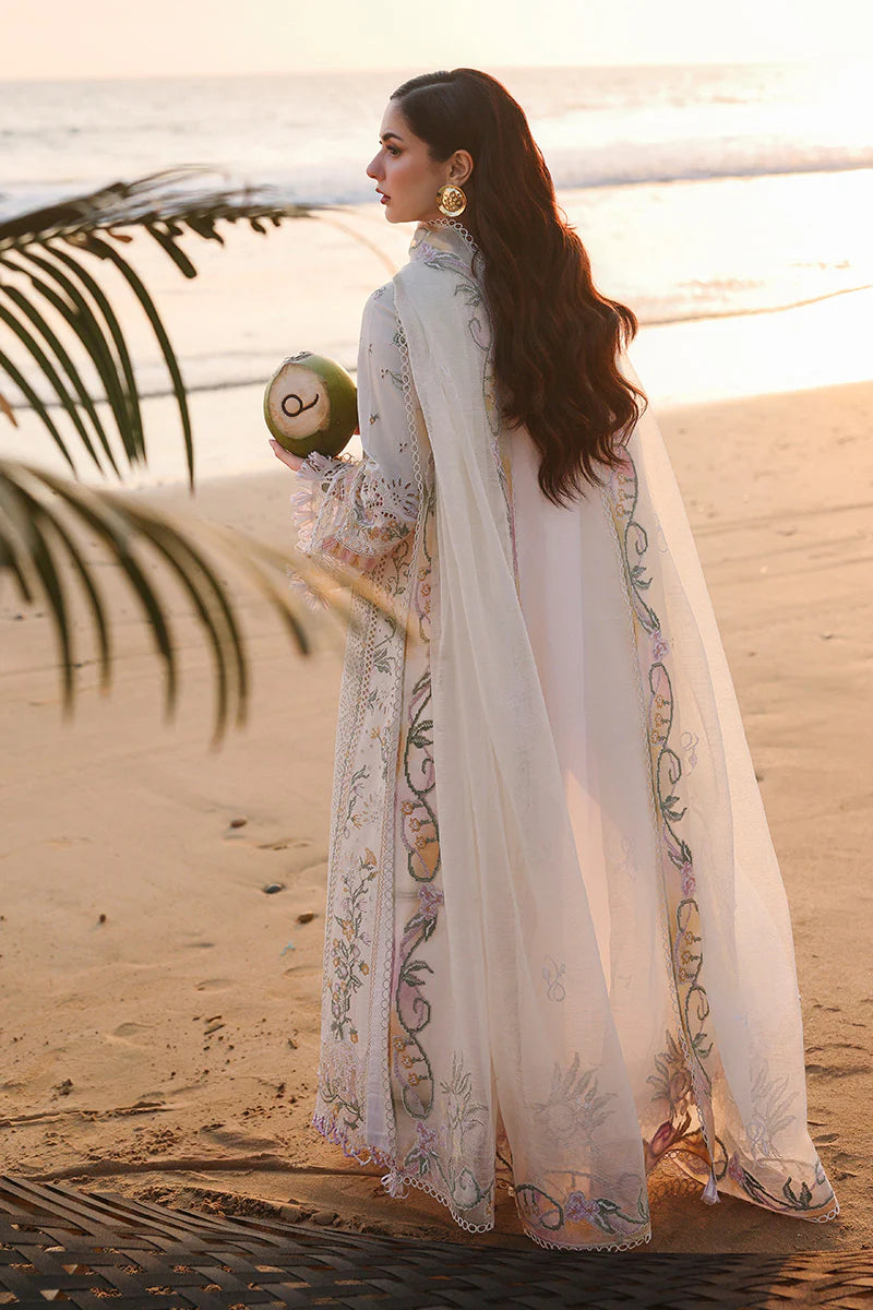 Qalamkar Sahil Luxury Lawn Collection 2026 - Ilara - SA-10