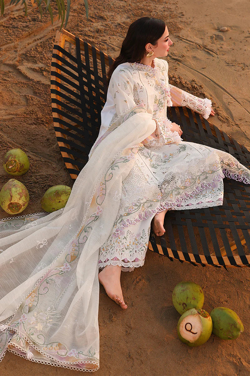 Qalamkar Sahil Luxury Lawn Collection 2026 - Ilara - SA-10