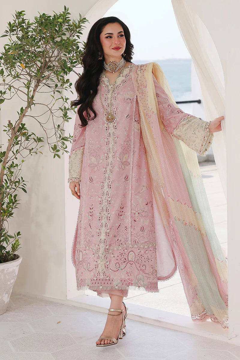 Qalamkar Sahil Luxury Lawn Collection 2026 - Haniya - SA-09