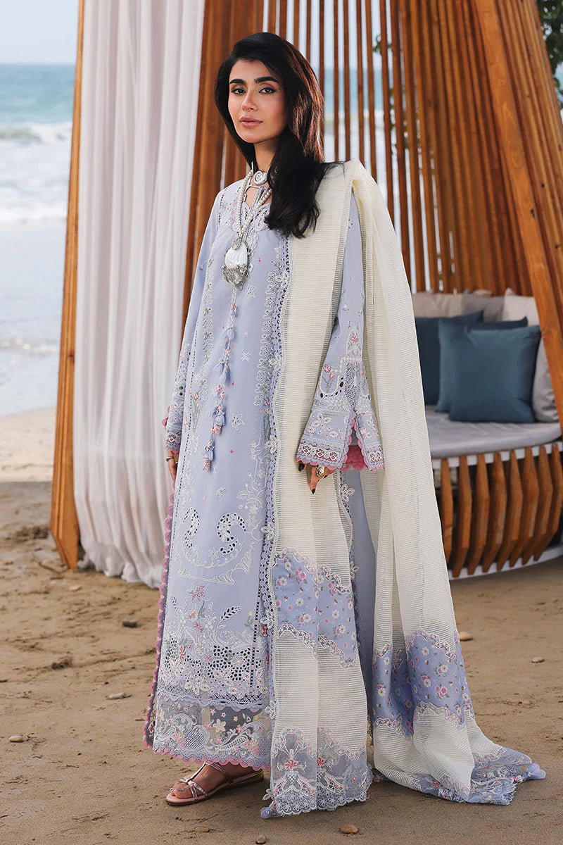 Qalamkar Sahil Luxury Lawn Collection 2026 - Zayna - SA-08