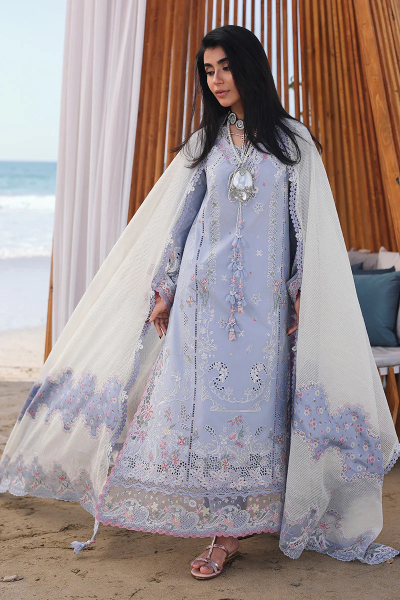 Qalamkar Sahil Luxury Lawn Collection 2026 - Zayna - SA-08