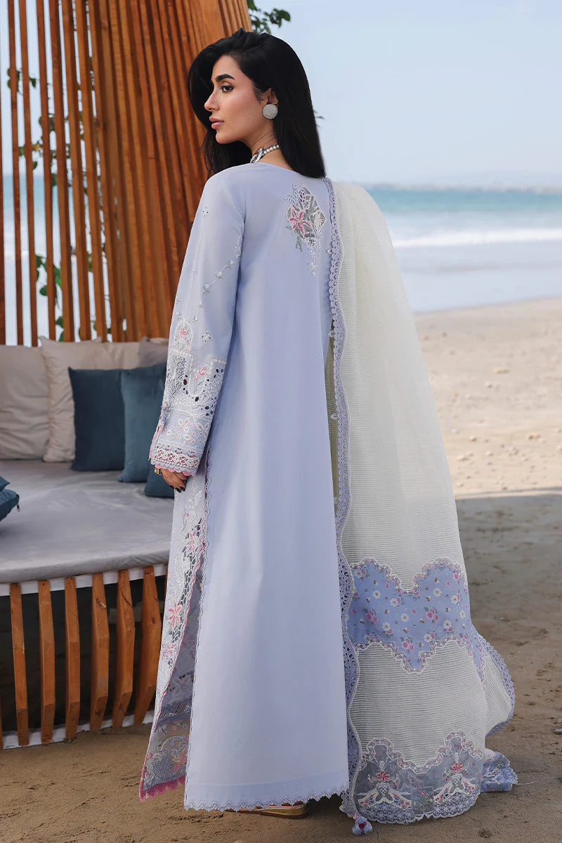 Qalamkar Sahil Luxury Lawn Collection 2026 - Zayna - SA-08