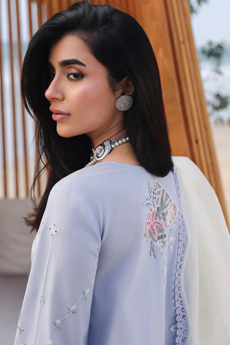 Qalamkar Sahil Luxury Lawn Collection 2026 - Zayna - SA-08