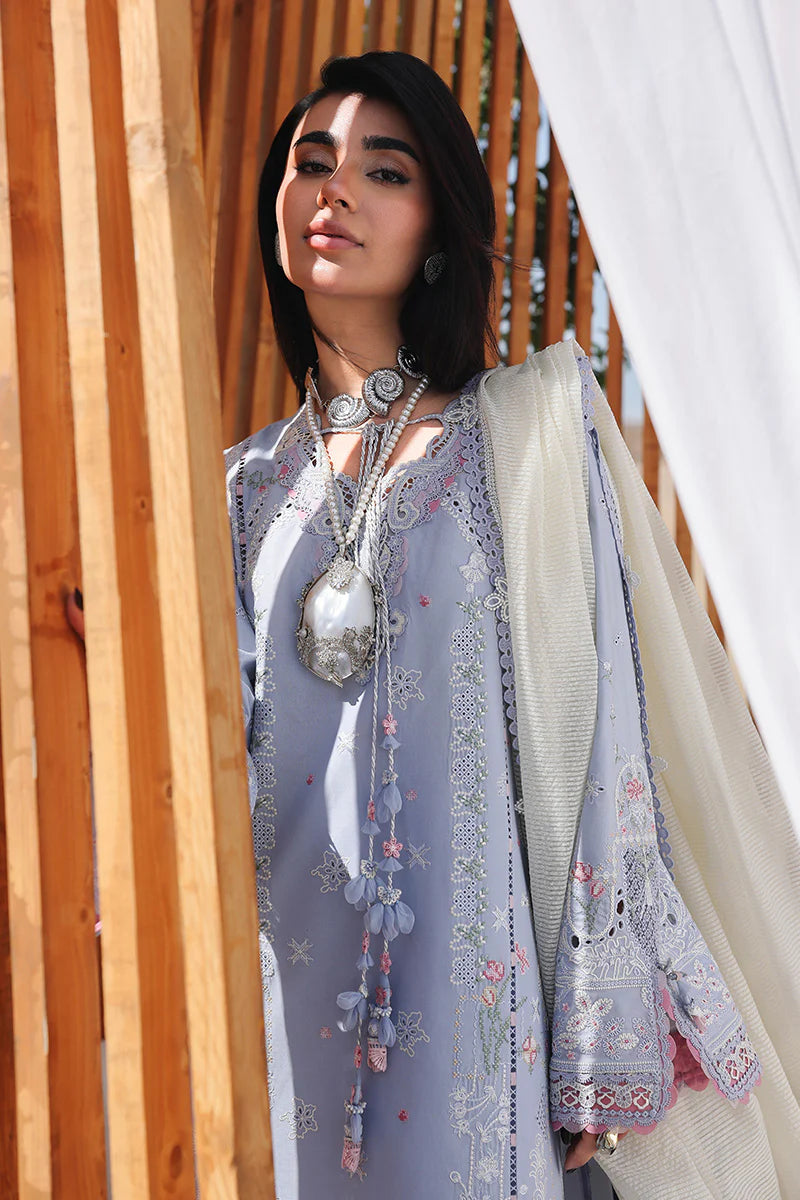 Qalamkar Sahil Luxury Lawn Collection 2026 - Zayna - SA-08
