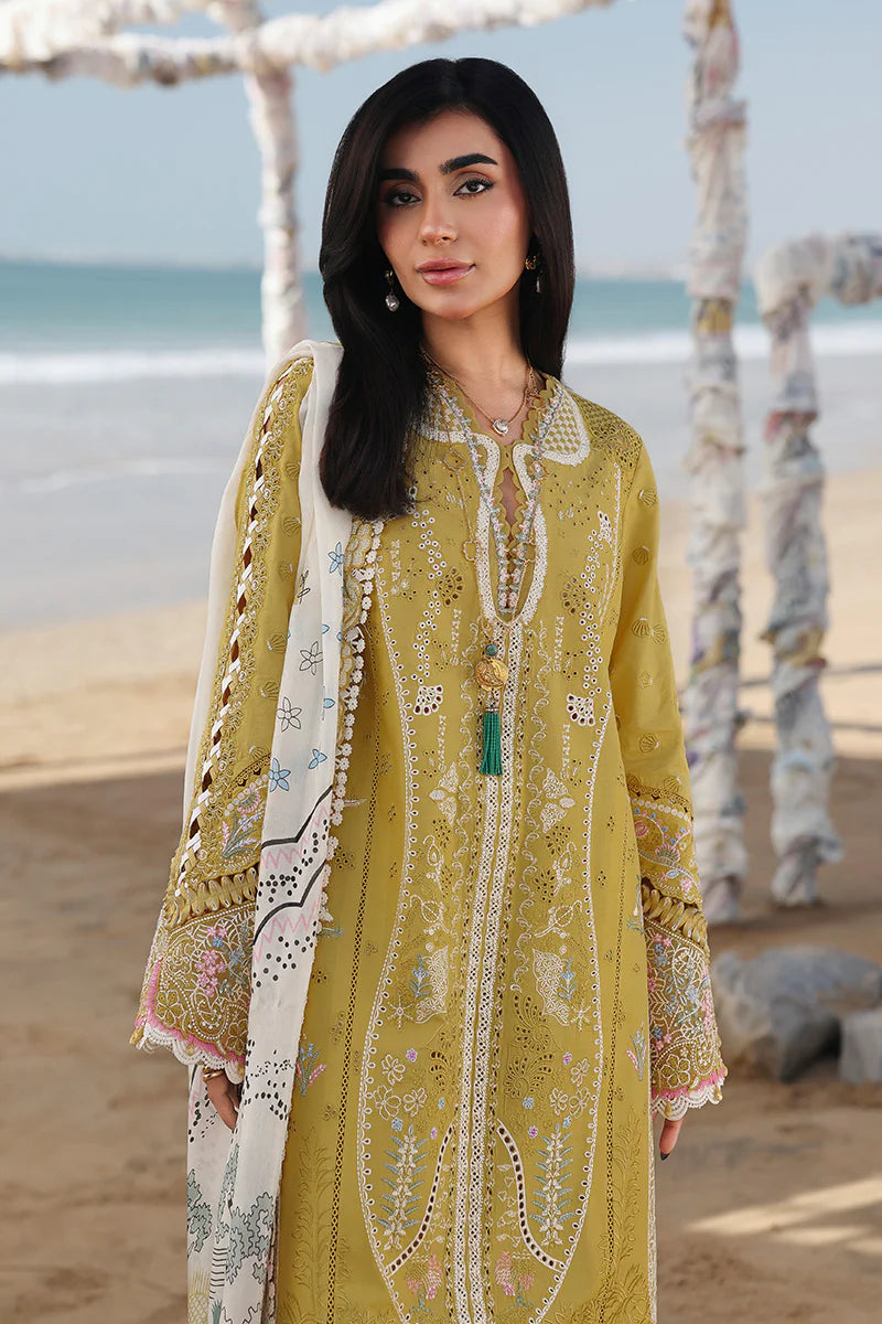 Qalamkar Sahil Luxury Lawn Collection 2026 - Hira - SA-07