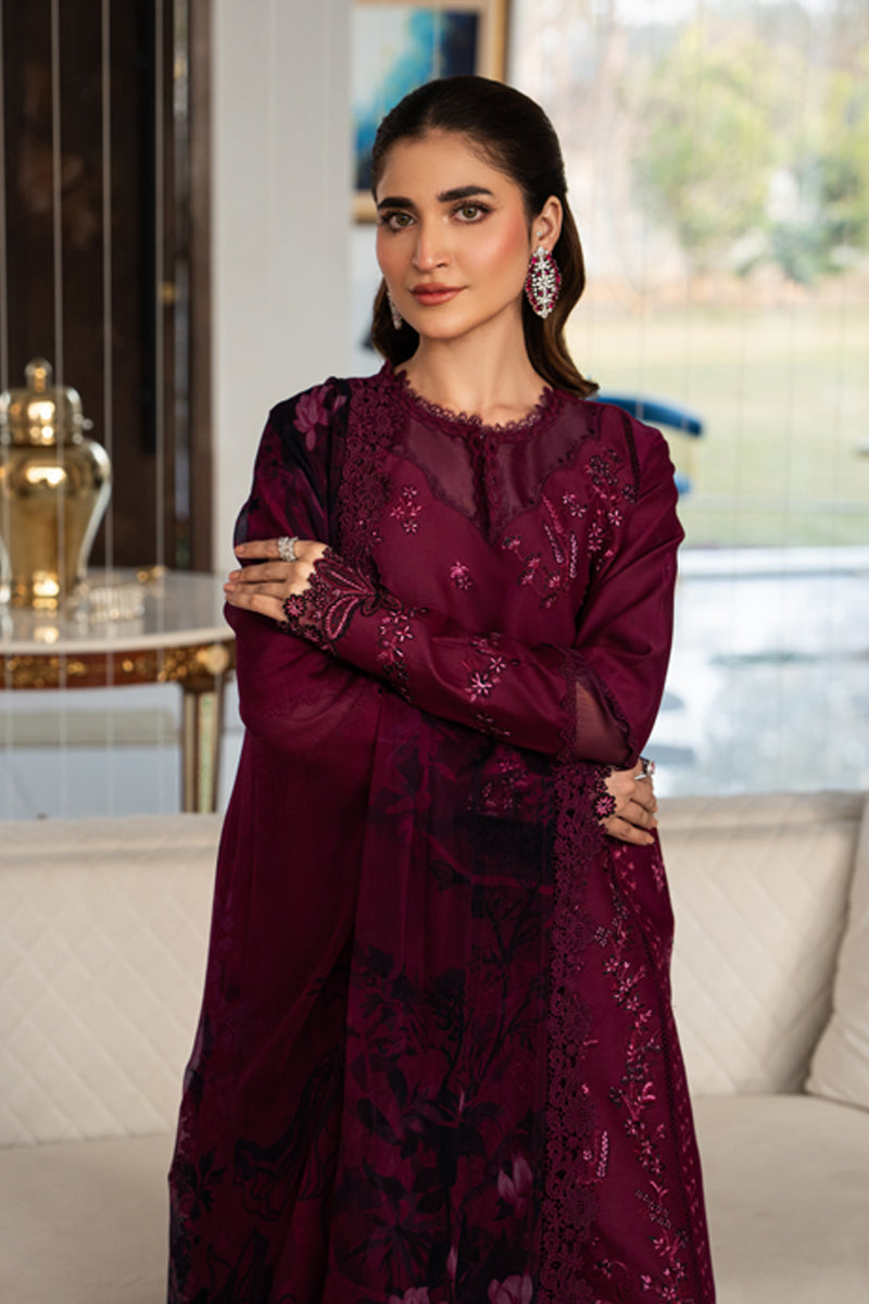 Rangrasiya Carnation Eid Edit Lawn Collection 2026 - Nora