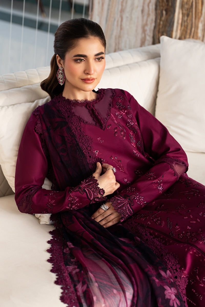Rangrasiya Carnation Eid Edit Lawn Collection 2026 - Nora