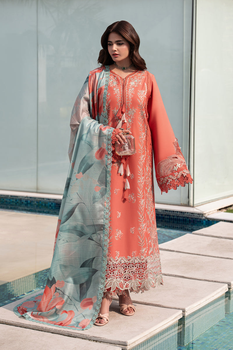 Rangrasiya Carnation Eid Edit Lawn Collection 2026 - Leeza