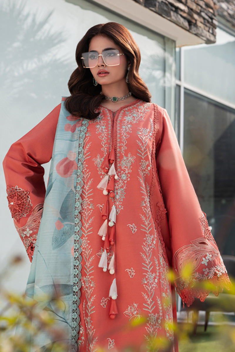 Rangrasiya Carnation Eid Edit Lawn Collection 2026 - Leeza