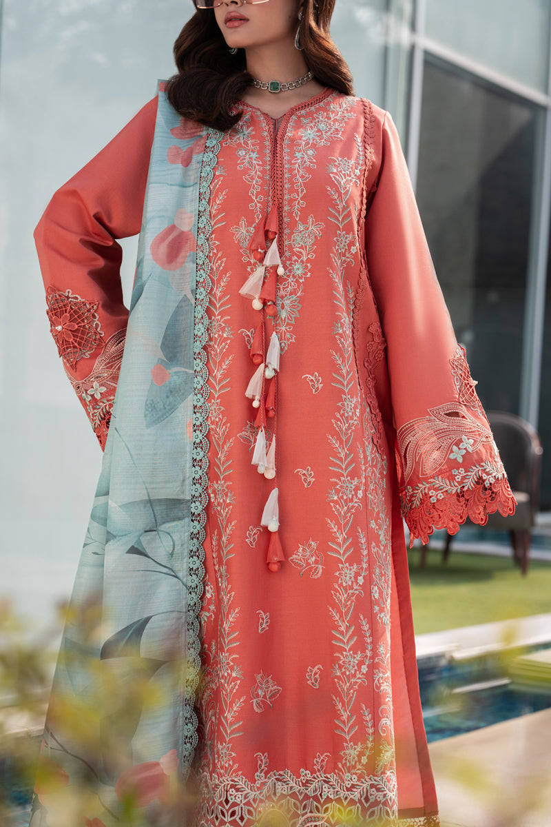 Rangrasiya Carnation Eid Edit Lawn Collection 2026 - Leeza