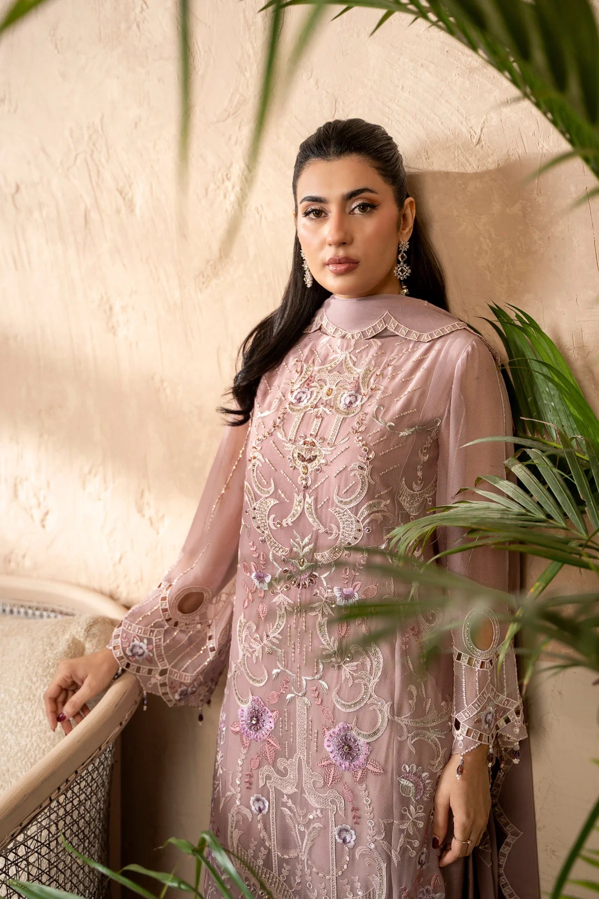 Aura by Zebtan Chiffon Handwork Collection Vol - 03 - Design - 10
