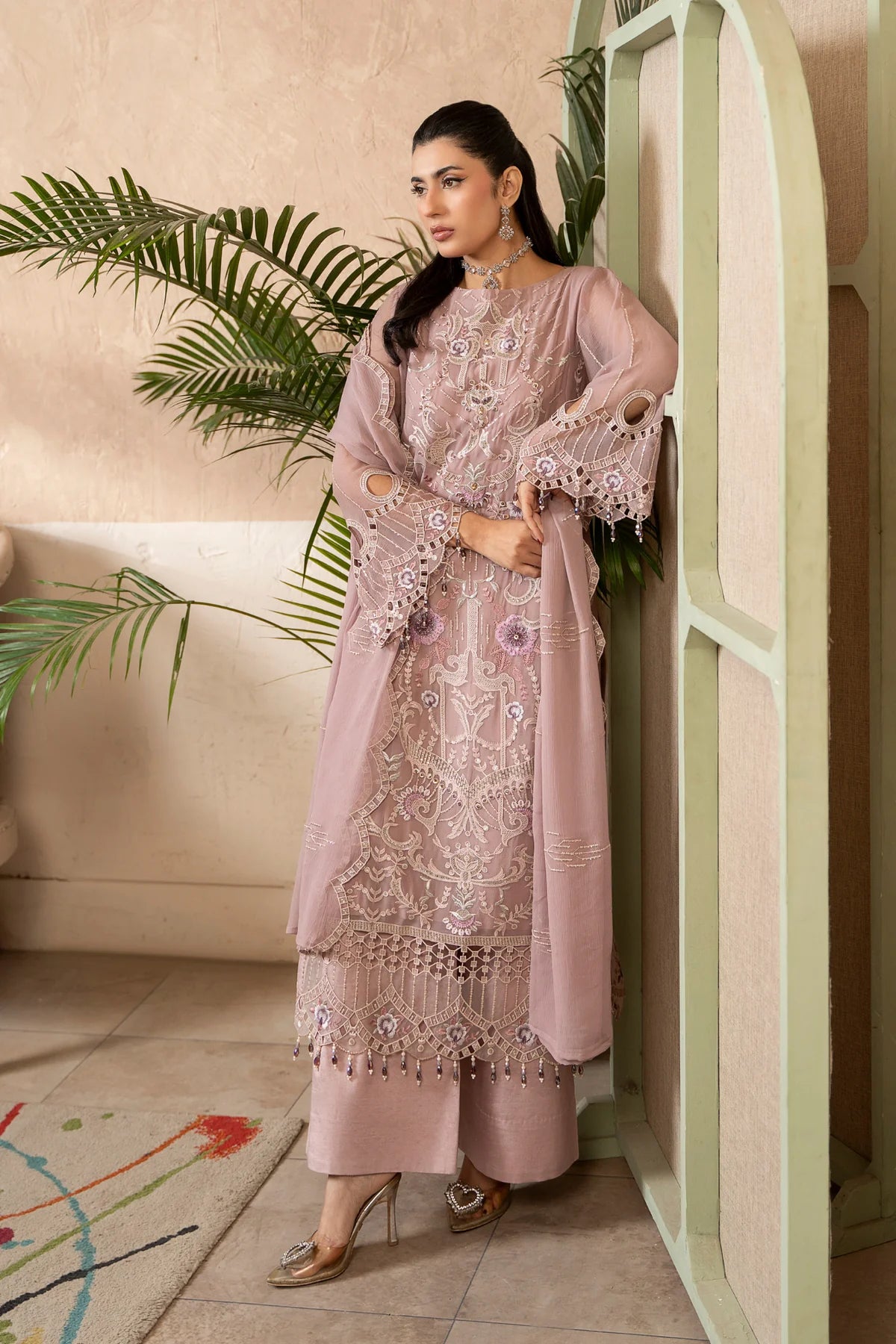 Aura by Zebtan Chiffon Handwork Collection Vol - 03 - Design - 10