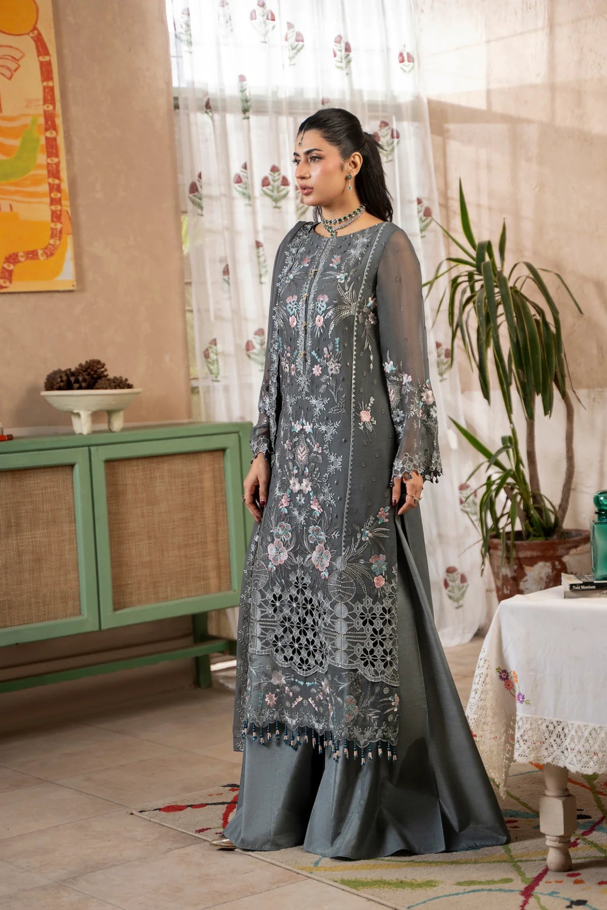 Aura by Zebtan Chiffon Handwork Collection Vol - 03 - Design - 09