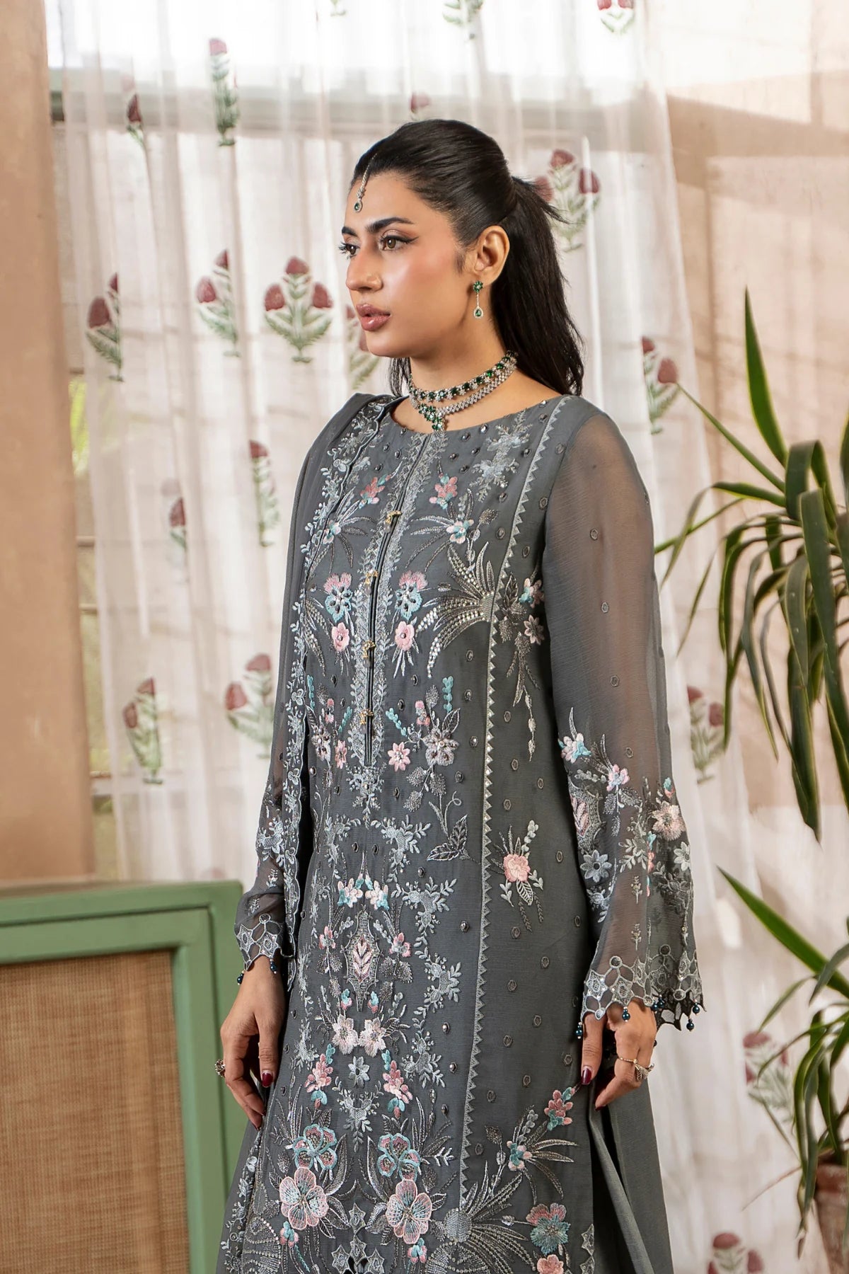 Aura by Zebtan Chiffon Handwork Collection Vol - 03 - Design - 09