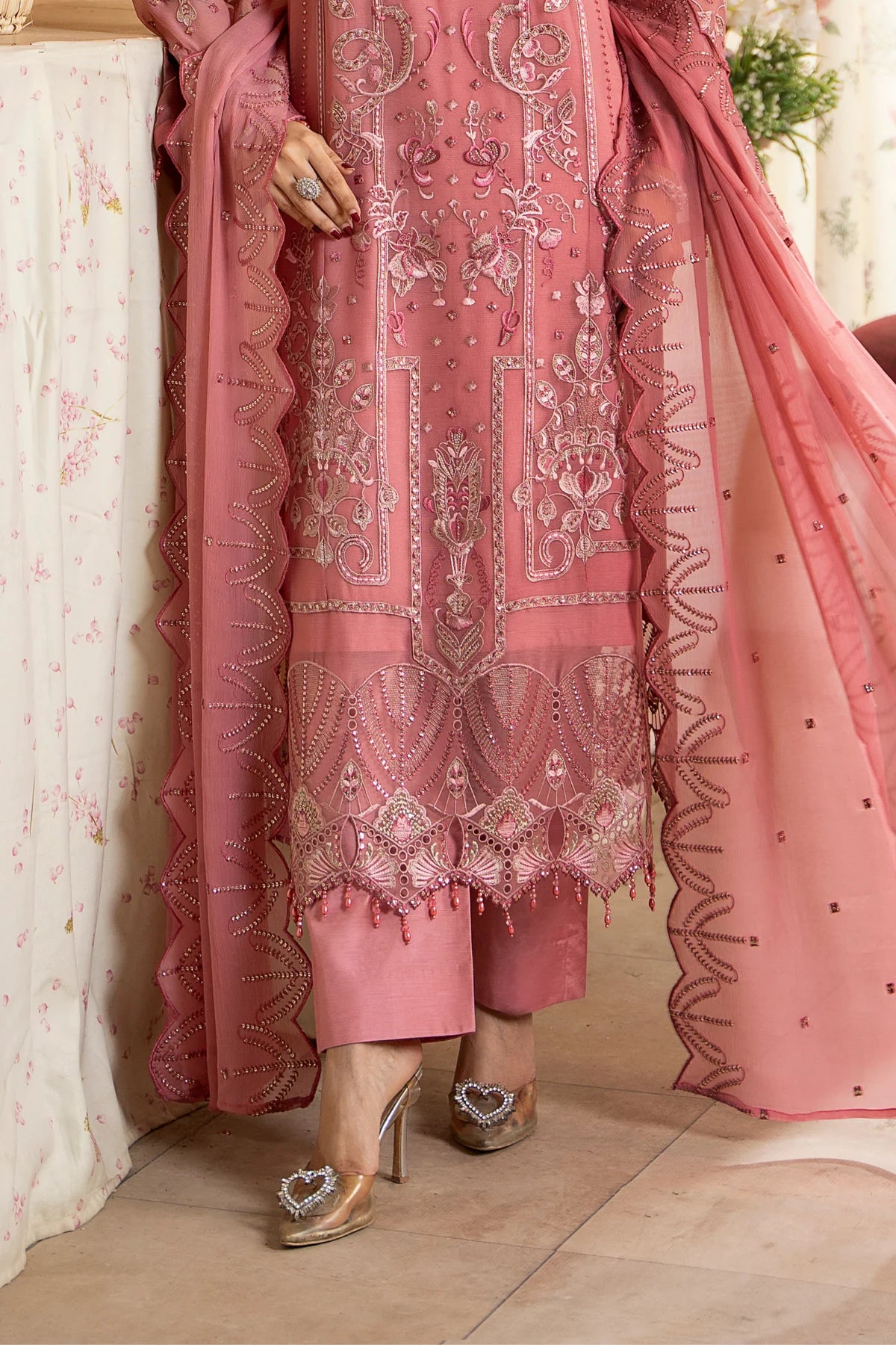 Aura by Zebtan Chiffon Handwork Collection Vol - 03 - Design - 08