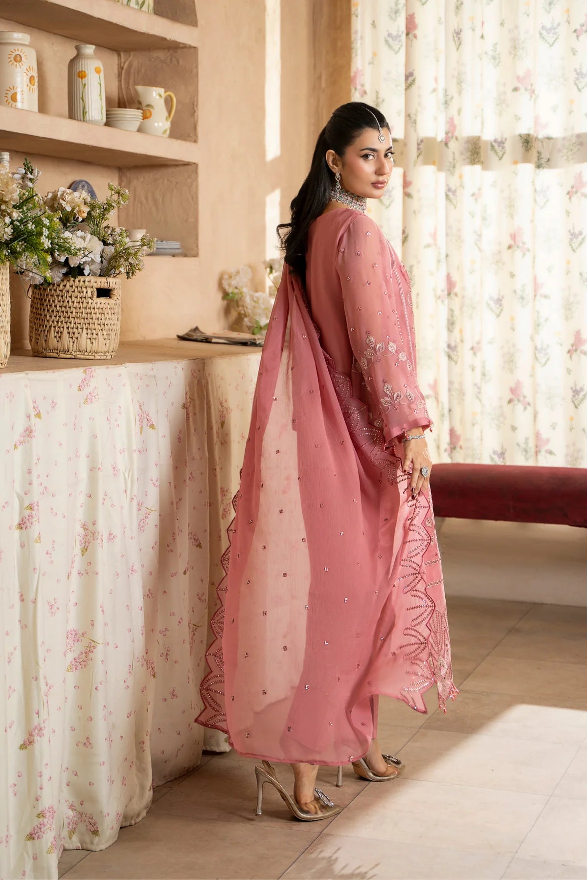 Aura by Zebtan Chiffon Handwork Collection Vol - 03 - Design - 08