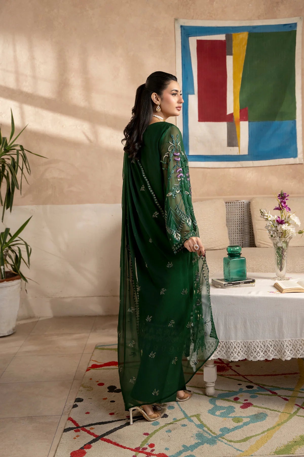 Aura by Zebtan Chiffon Handwork Collection Vol - 03 - Design - 07