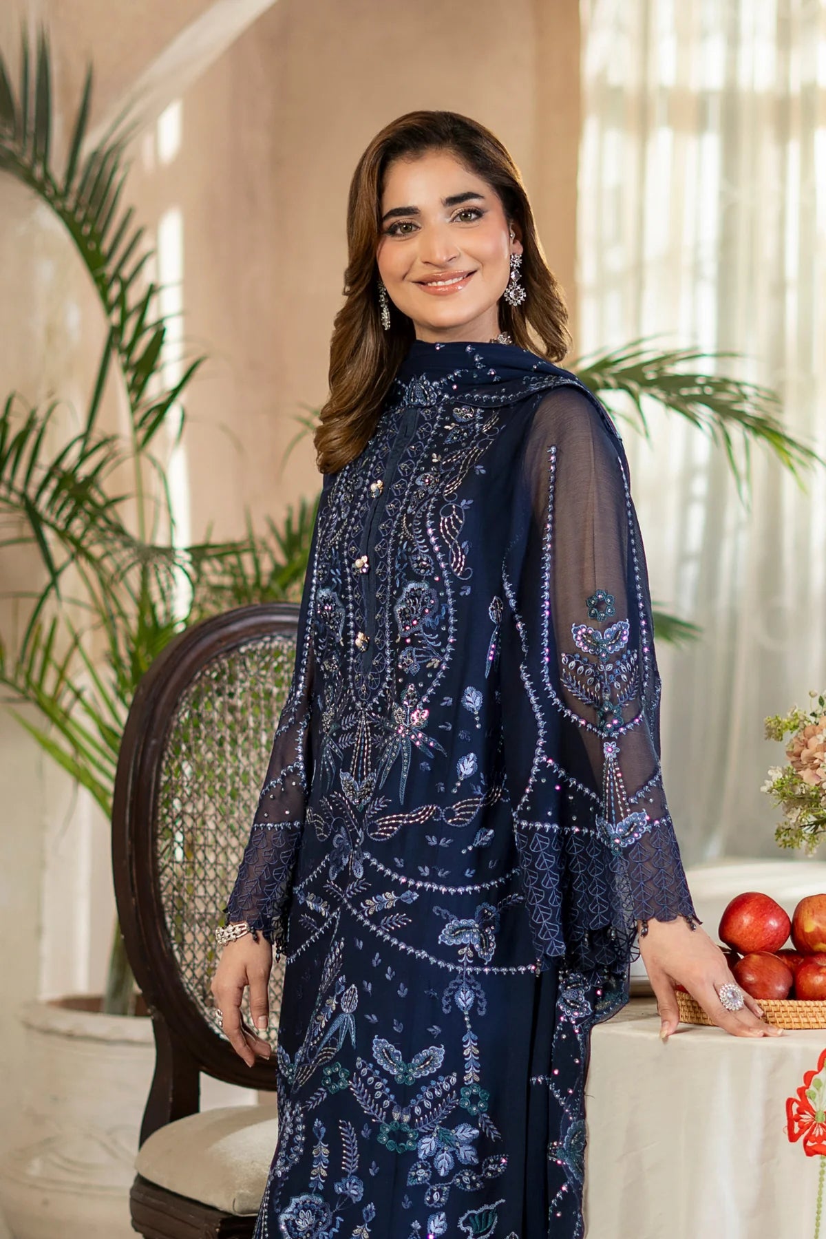 Aura by Zebtan Chiffon Handwork Collection Vol - 03 - Design - 06