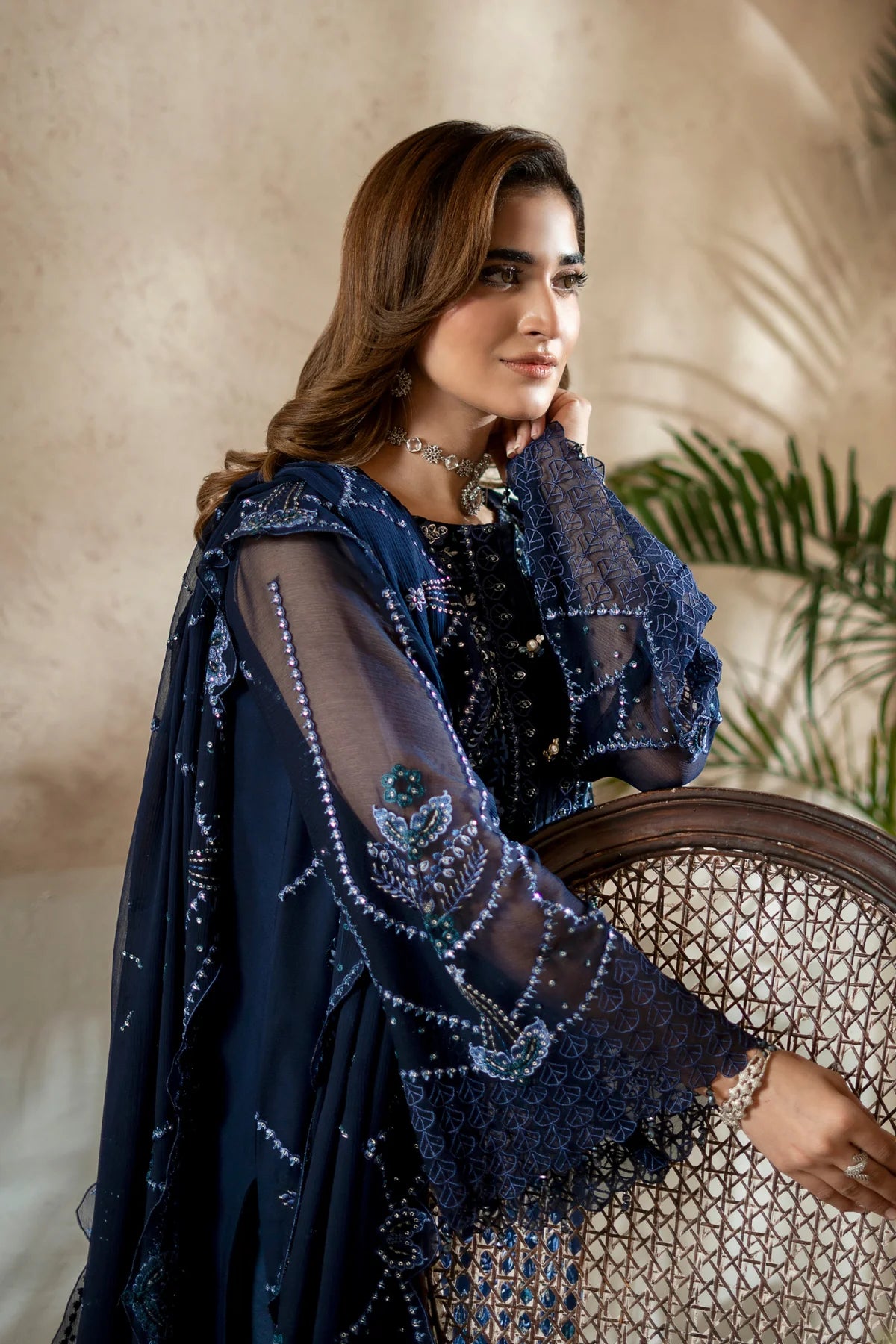 Aura by Zebtan Chiffon Handwork Collection Vol - 03 - Design - 06