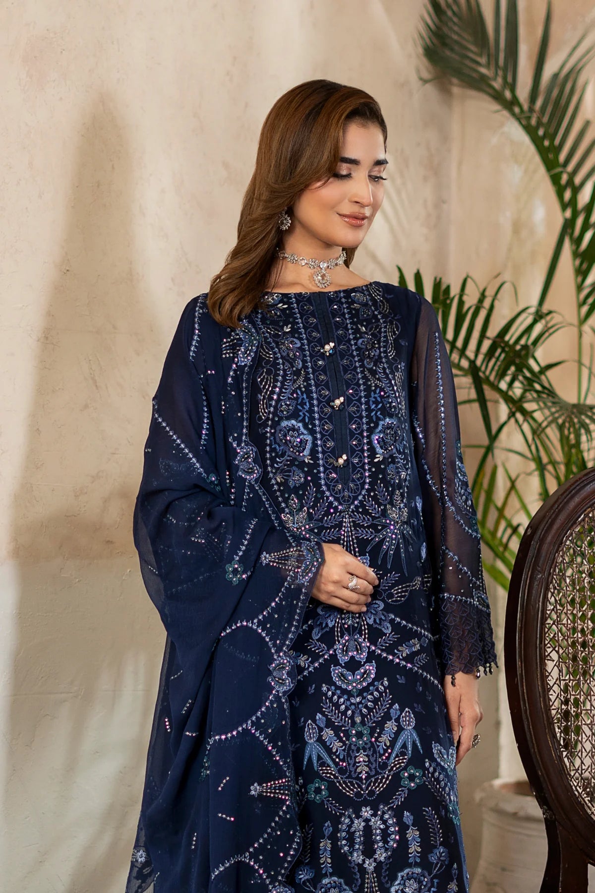 Aura by Zebtan Chiffon Handwork Collection Vol - 03 - Design - 06
